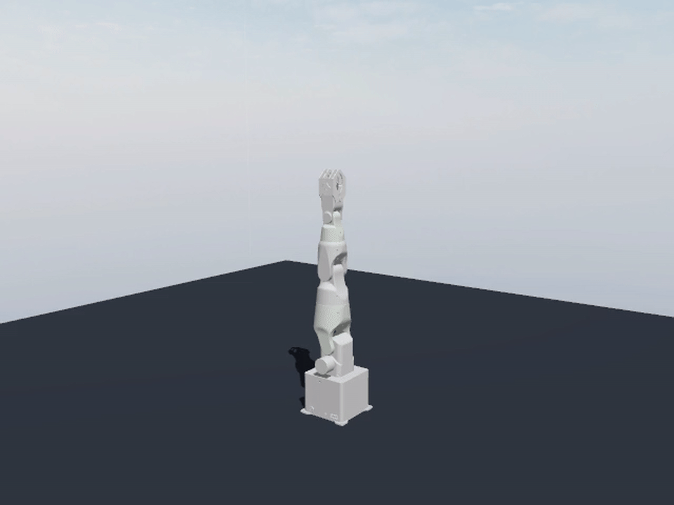 xArm6 RViz MoveIt2 启动画面